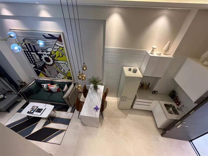建设路地铁口，现房4.5米loft公寓，套三水电气三通，赠送大