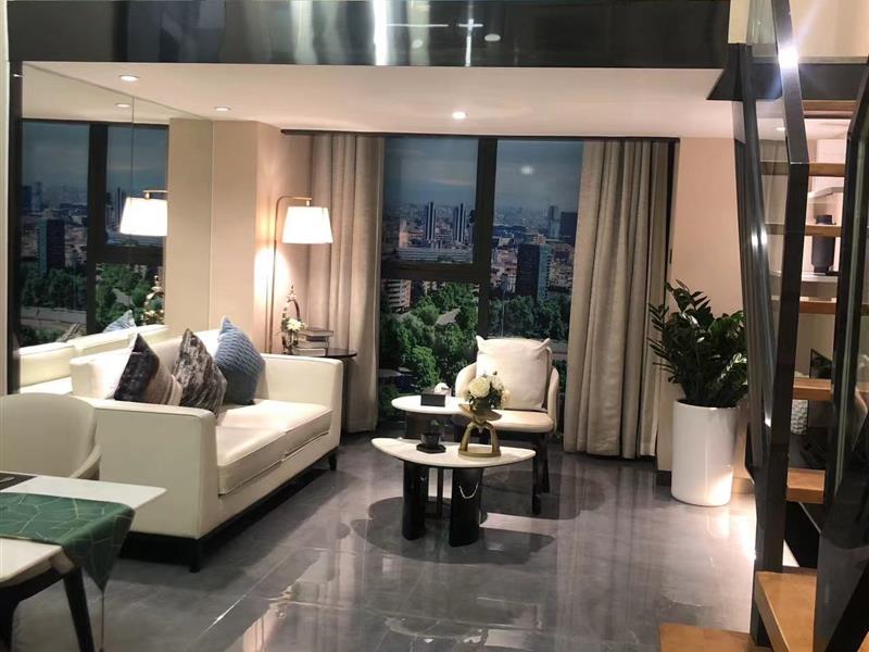 盘成钢板块！6米层高精装现房loft  拎包入住带小区绿化  送停车位1